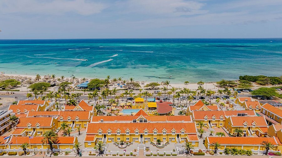 Amsterdam Manor Beach Resort colorful Dutch-Caribbean style hotel on Eagle Beach in Aruba