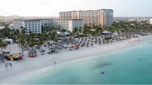 Marriott’s Aruba Surf Club beachfront resort with lazy river and villa-style accommodations.